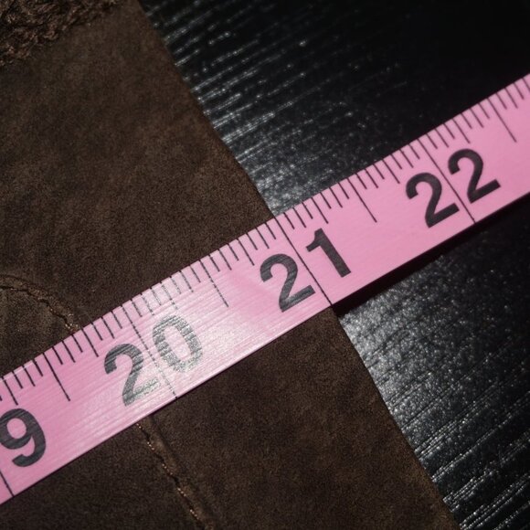 Vintage Y2K Leather Wool Embroidered Floral Zip Jacket - Picture 8 of 8